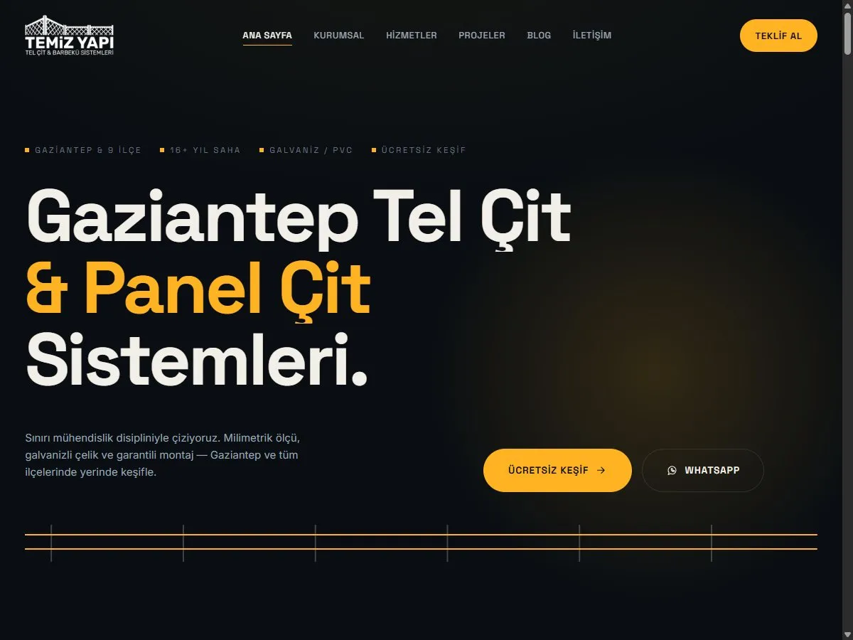 Temiz Yapı web sitesi