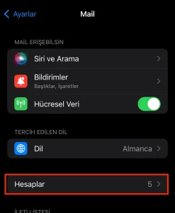 Iphone Kurumsal Mail Kurulumu