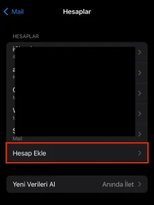 Iphone Kurumsal Mail Kurulumu