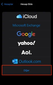 Iphone Kurumsal Mail Kurulumu