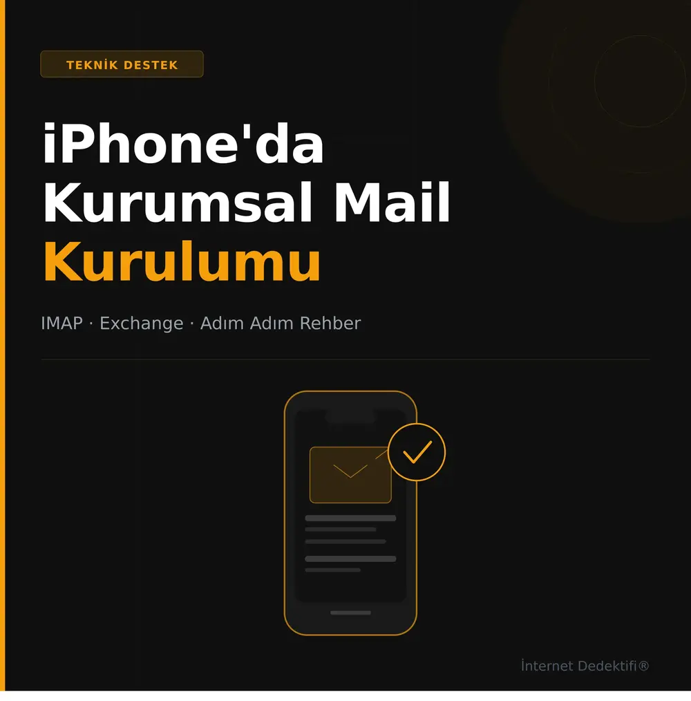 iphone kurumsal mail kurulumu